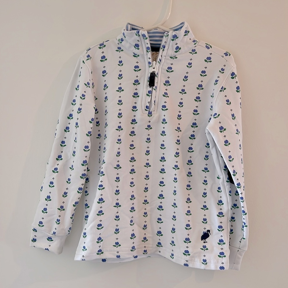 Beaufort Bonnet floral Canter Collar Half-zip Pullover